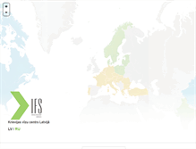 Tablet Screenshot of ifs-latvia.com